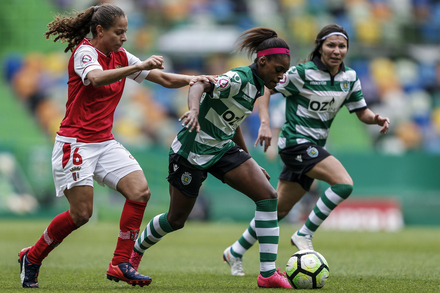 Sporting x Braga - Campeonato Nacional Feminino Allianz 2016/2017 - CampeonatoJornada 18