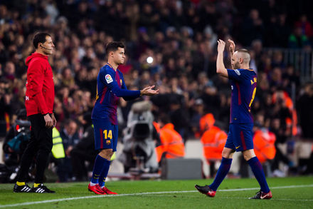 Philippe Coutinho, Andres Iniesta