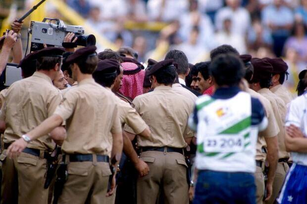 O dia em que o Sheik invadiu um jogo do Mundial