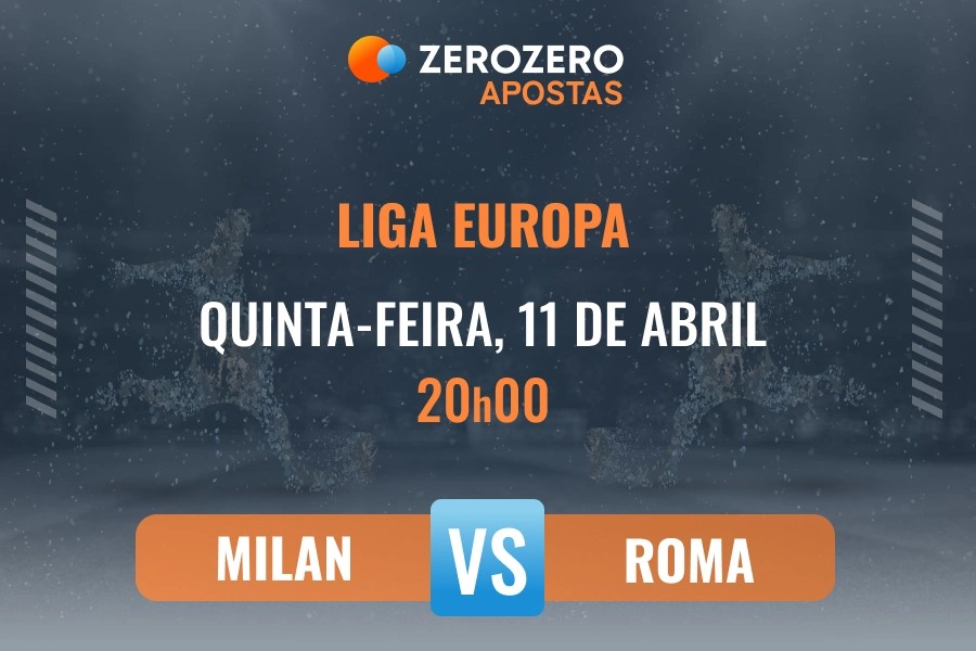 Odds e prognstico Milan vs Roma  11/04/2024  Liga Europa