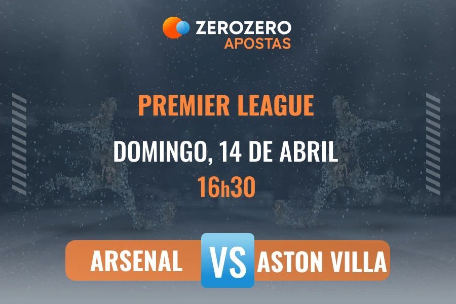 Odds e prognstico Arsenal vs Aston Villa  14/04/2024  Premier League